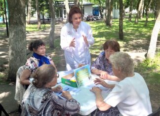 В городских парках организовали территории здоровья