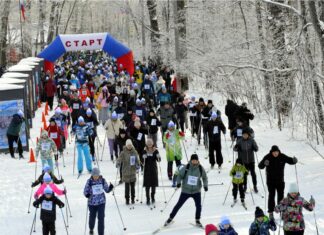 На лыжи в 85 лет!