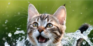 Почему кошки любят разбрызгивать воду