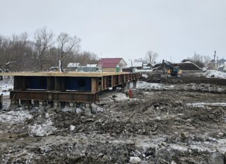 В Лунинском районе продолжается строительство моста через Шукшу