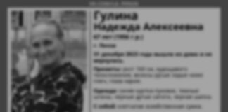 Пензенские поисковики сообщили о пропавшей 31 декабря 67-летней женщине