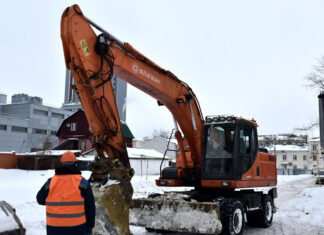 В Пензе продолжается благоустройство территории около цирка