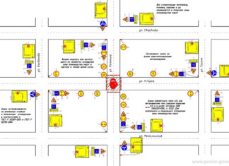 В Пензе ограничат движение на пересечении Калинина и Красной Горки