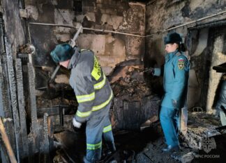 В Спасском районе при пожаре погибли двое мужчин