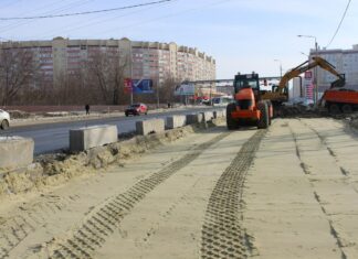 В Пензе продолжается строительство транспортной развязки на улице Измайлова