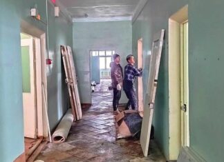 В двух отделениях Мокшанской районной больнице начался капитальный ремонт