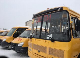 В районные школы Пензенской области передали 49 новых автобусов