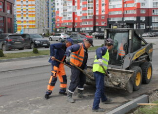 В Спутнике приступили к ремонту улицы Мясницкой и Прибрежного бульвара