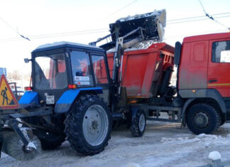 Ночью с улиц Пензы вывезли более 6000 кубометров снега
